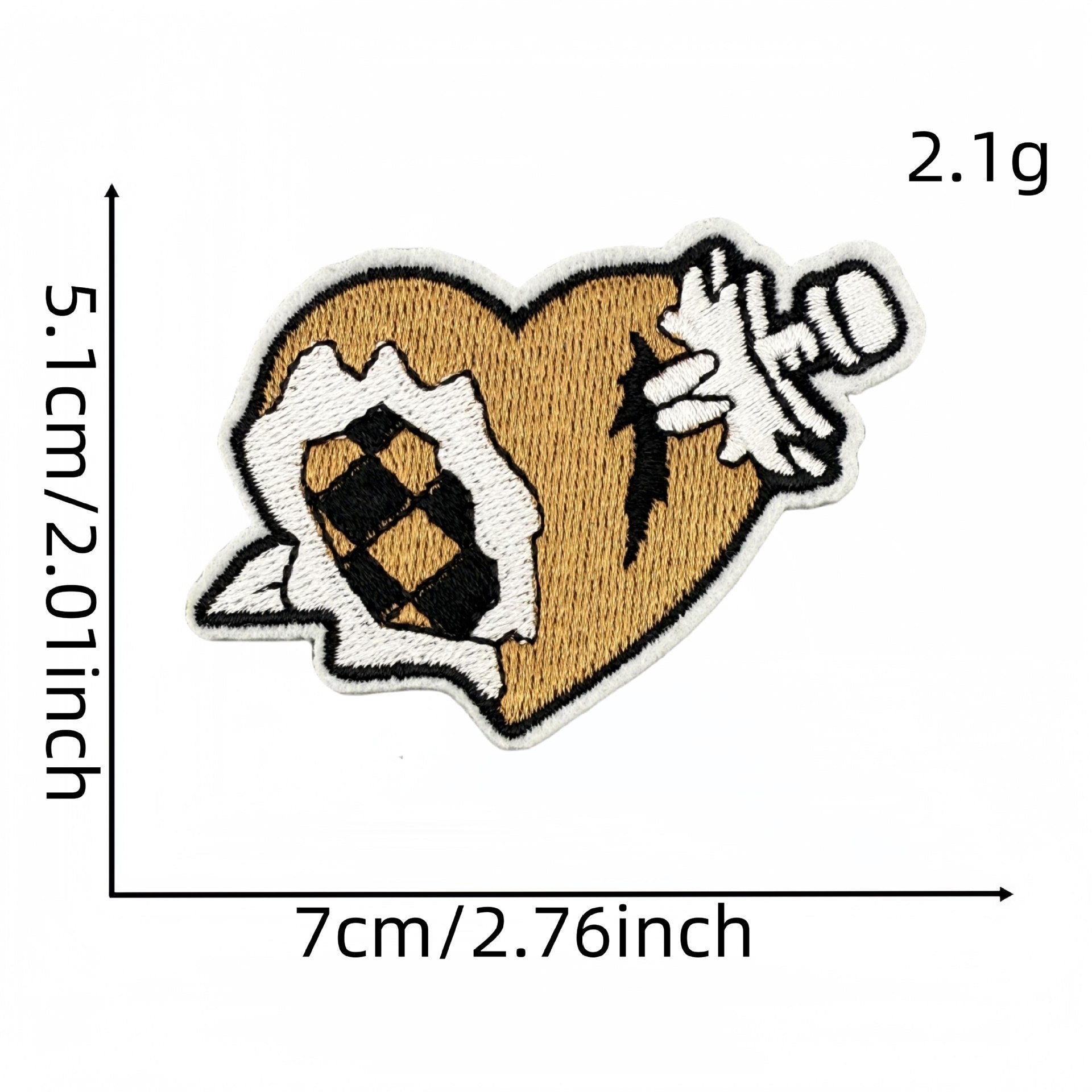 Wholesale Punk style badge brown series skull cartoon ghost